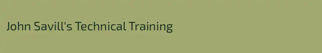 John Savill's Technical Training
